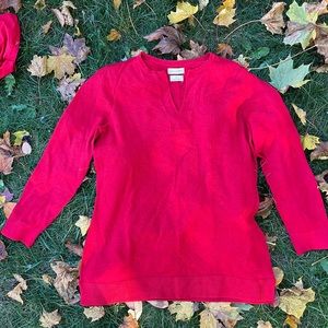 Van Heusen, red sweater, size medium